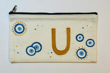 Load image into Gallery viewer, Customized hand drawn pencil pouch: Evil Eye
