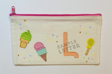 Load image into Gallery viewer, Customized hand drawn pencil pouch: Ice Cream
